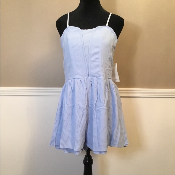 Tobi Light Blue Romper - Picture 2 of 4